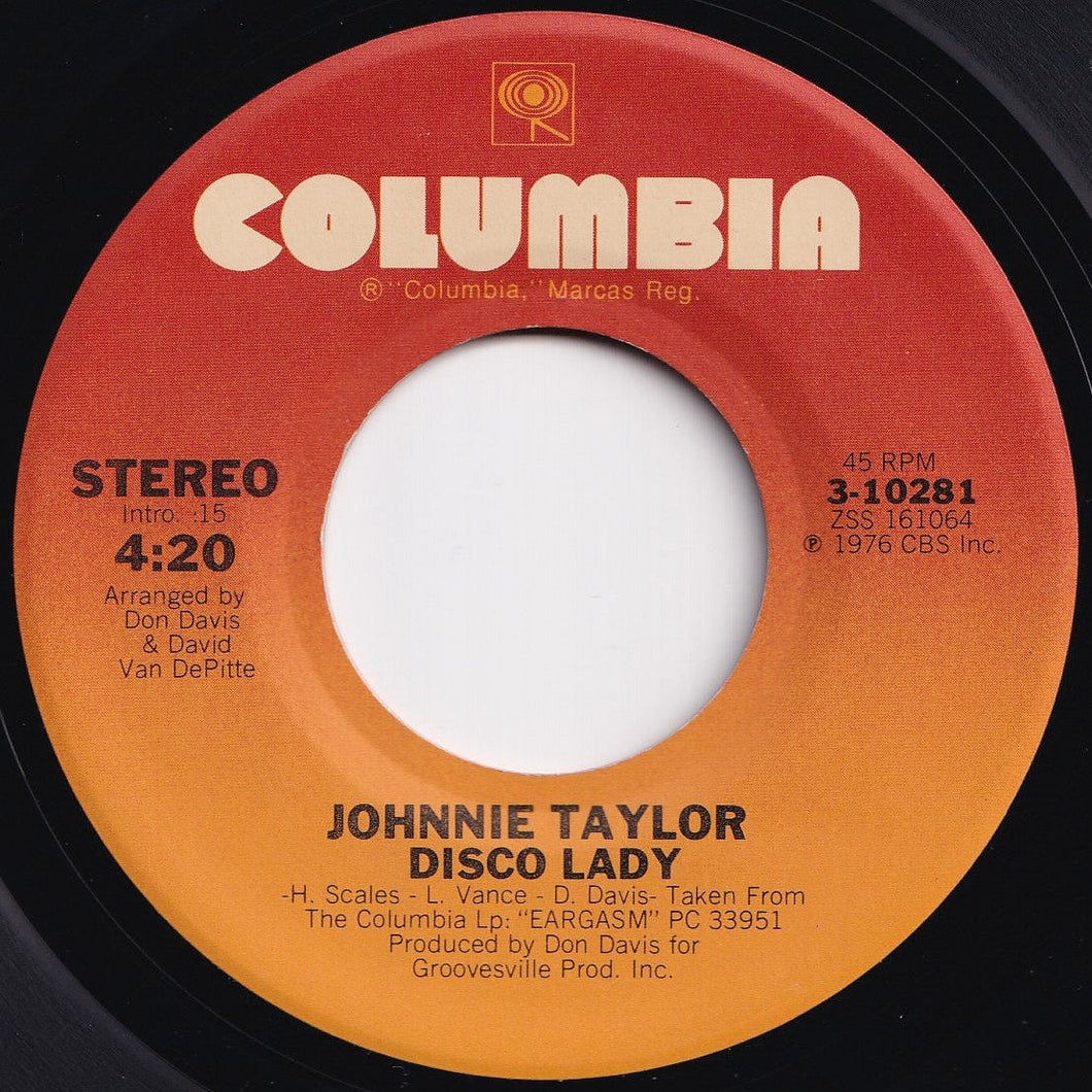 Johnnie Taylor - Disco Lady / You're The Best In The World (7 inch Record / Used)