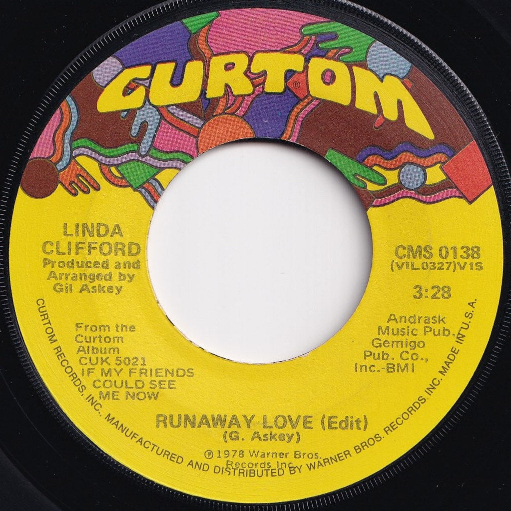 Linda Clifford - Runaway Love (Edit) / Broadway Gypsy Lady (7 inch Record / Used)