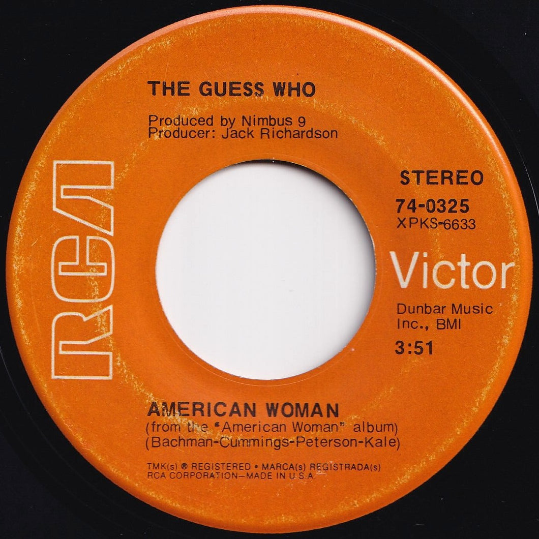Guess Who - American Woman / No Sugar Tonight (7 inch Record / Used)