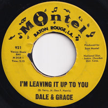 画像をギャラリービューアに読み込む, Dale &amp; Grace - I'm Leaving It Up To You / That's What I Like About You (7 inch Record / Used)
