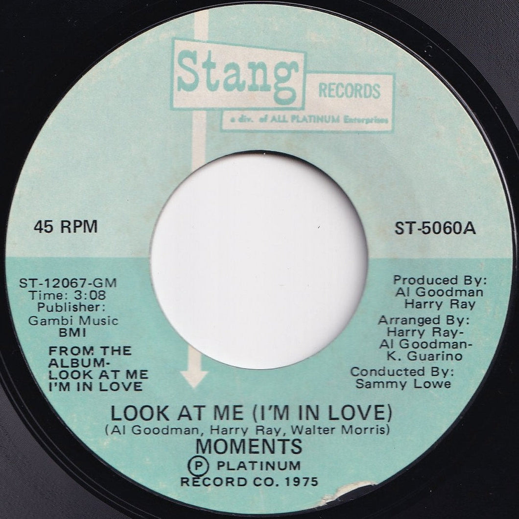 Moments - Look At Me (I'm In Love) / You've Come A Long Way (7 inch Record / Used)