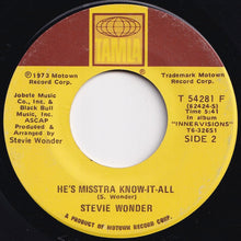 Load image into Gallery viewer, Stevie Wonder - Sir Duke / He&#39;s Misstra Know-It-All (7 inch Record / Used)
