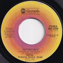 画像をギャラリービューアに読み込む, Rufus, Chaka Khan - At Midnight (My Love Will Lift You Up) / Better Days (7 inch Record / Used)
