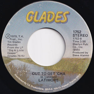 Latimore - Long Distance Love / Out To Get'Cha (7 inch Record / Used)