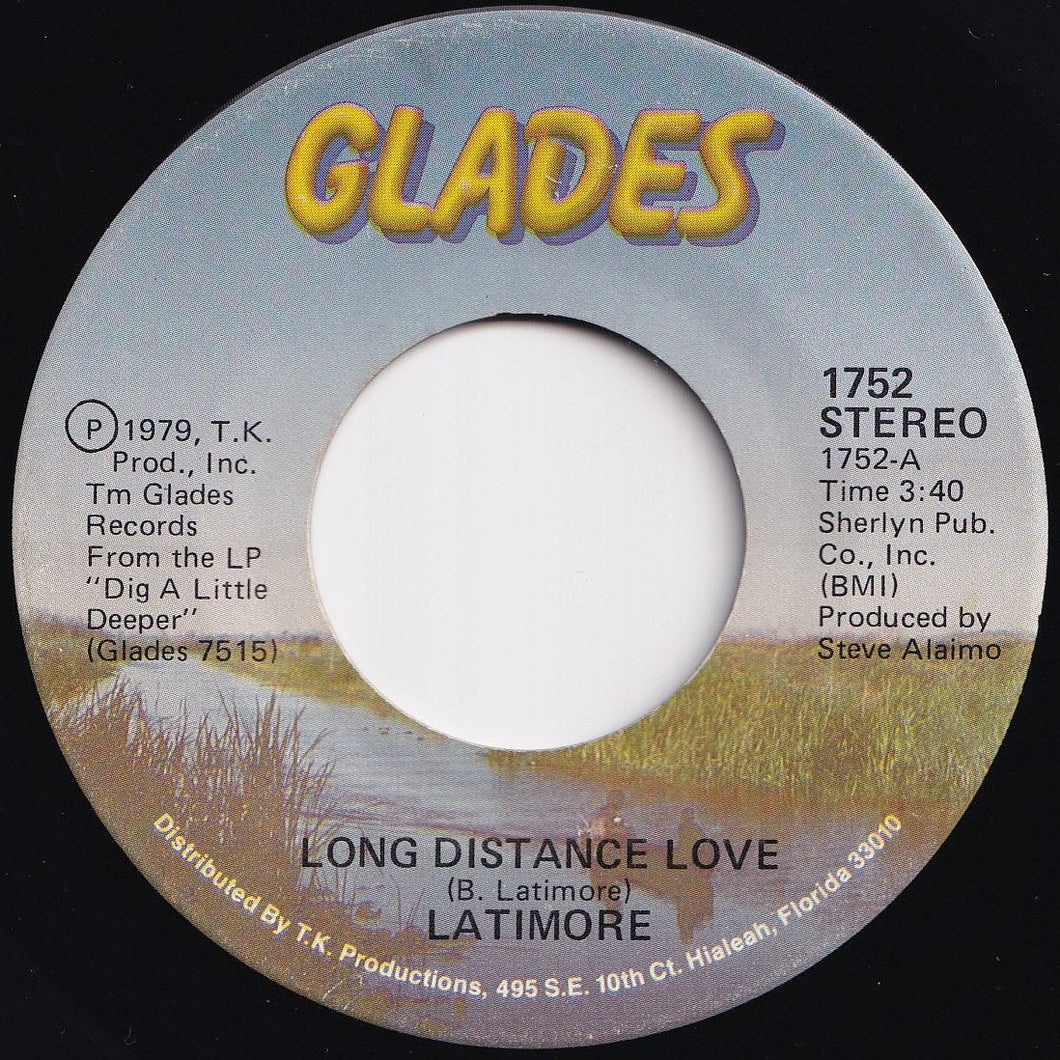 Latimore - Long Distance Love / Out To Get'Cha (7 inch Record / Used)