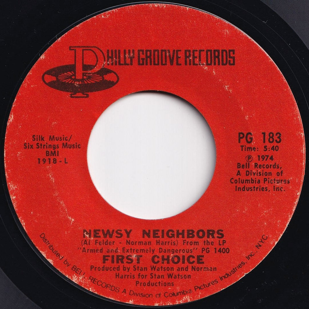 First Choice - Newsy Neighbors / This Little Woman (7 inch Record / Used)