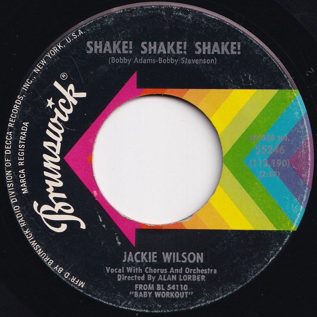 Jackie Wilson - Shake! Shake! Shake! / He's A Fool (7 inch Record / Used)