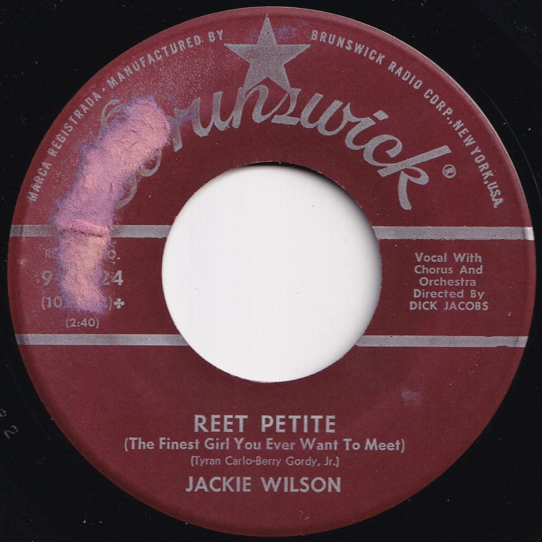 Jackie Wilson - Reet Petite / By The Light Of The Silvery Moon (7 inch Record / Used)