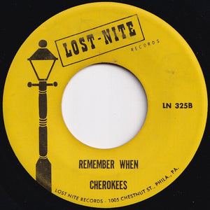 Cherokees - Please Tell Her So / Remember When (7 inch Record / Used)