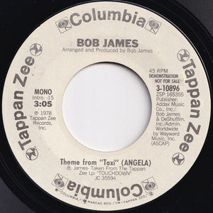 Bob James - Theme From "Taxi" (Angela) (Mono) / (Stereo) (7 inch Record / Used)