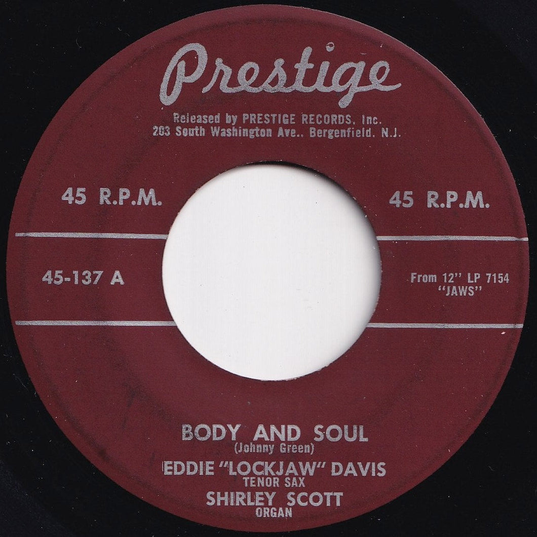 Eddie Davis, Shirley Scott - Body And Soul / Old Devil Moon (7 inch Record / Used)