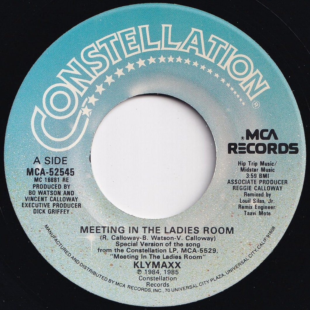 Klymaxx - Meeting In The Ladies Room / Ask Me No Questions (7 inch Record / Used)