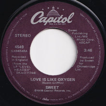 Load image into Gallery viewer, Sweet - Love Is Like Oxygen / Cover Girl (7 inch Record / Used)
