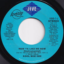 画像をギャラリービューアに読み込む, Kool Moe Dee - How Ya Like Me Now (Single Edit) / (Instrumental) (7 inch Record / Used)
