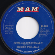画像をギャラリービューアに読み込む, Gilbert O&#39;Sullivan - Alone Again (Naturally) / Save It (7 inch Record / Used)
