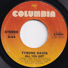 画像をギャラリービューアに読み込む, Tyrone Davis - All You Got / I Got Carried Away (7 inch Record / Used)
