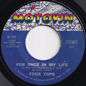 Four Tops - Yesterday's Dreams / For Once In My Life (7 inch Record / Used)