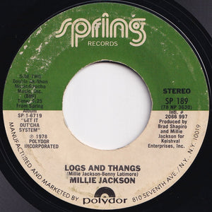 Millie Jackson - Keep The Home Fire Burnin' / Logs And Thangs (7 inch Record / Used)