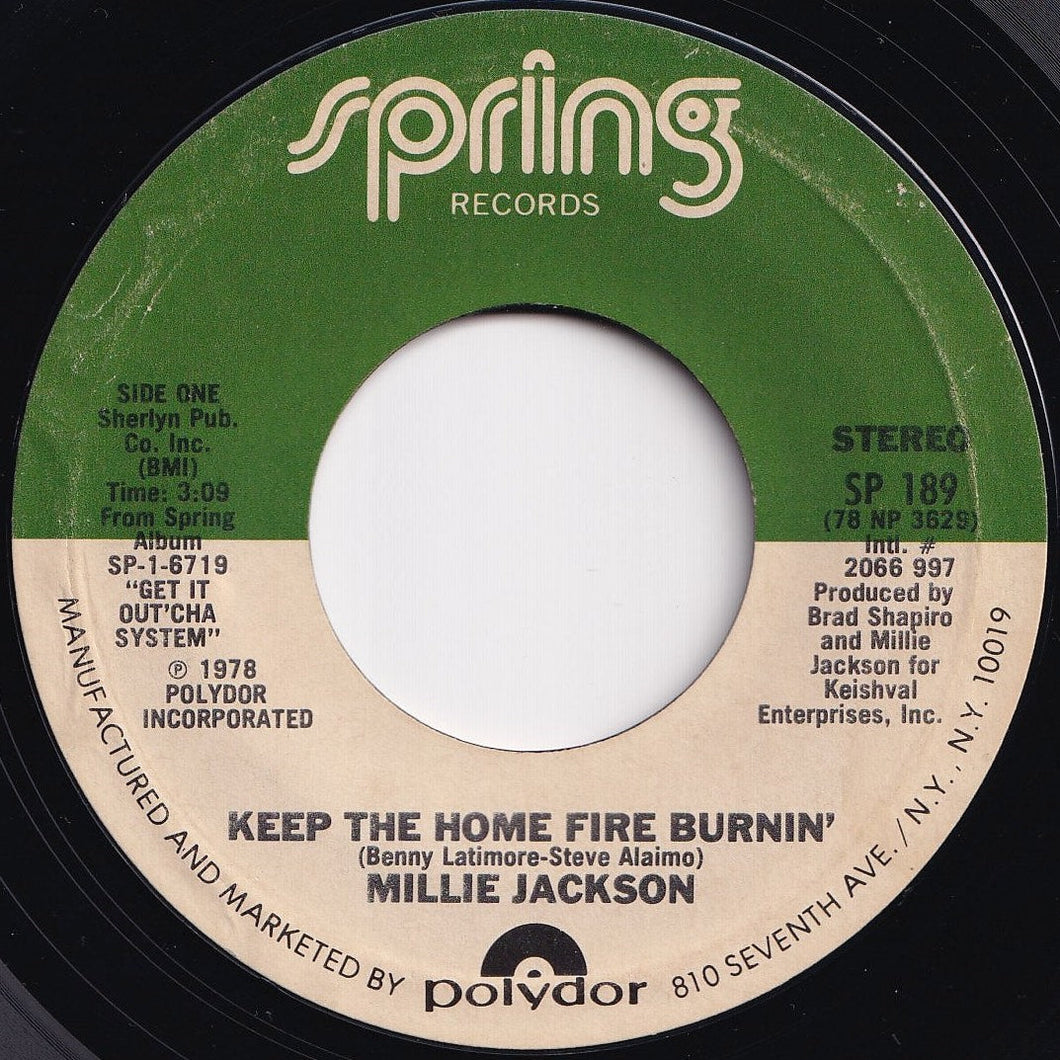 Millie Jackson - Keep The Home Fire Burnin' / Logs And Thangs (7 inch Record / Used)