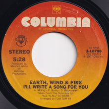 Load image into Gallery viewer, Earth, Wind &amp; Fire - Got To Get You Into My Life / I&#39;ll Write A Song For You (7 inch Record / Used)

