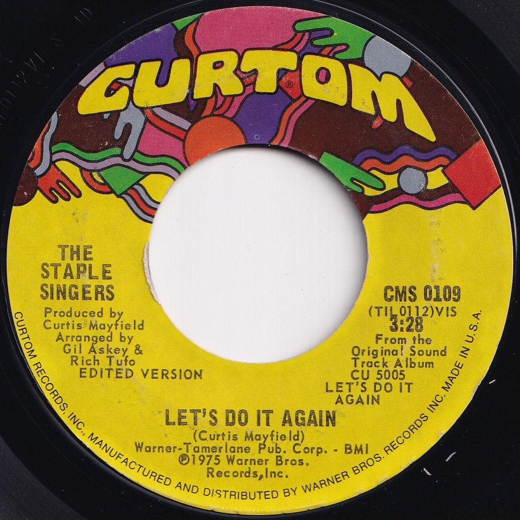 Staple Singers - Let's Do It Again / After Sex (7 inch Record / Used)