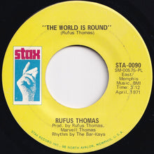 画像をギャラリービューアに読み込む, Rufus Thomas - The World Is Round / (I Love You) For Sentimental Reasons (7 inch Record / Used)
