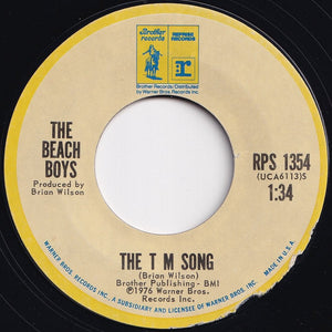 Beach Boys - Rock and Roll Music / The T M Song (7 inch Record / Used)