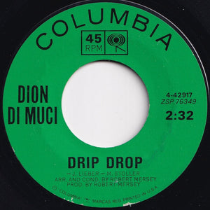Dion DiMucci - Drip Drop / No One's Waiting For Me (7 inch Record / Used)