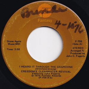 Creedence Clearwater Revival - I Heard It Through The Grapevine / Good Golly Miss Molly (7 inch Record / Used)