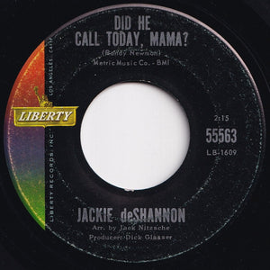 Jackie DeShannon - Needles And Pins / Did He Call Today, Mama? (7 inch Record / Used)
