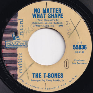 T-Bones - No Matter What Shape (Your Stomach's In) / Feelin' Fine (7 inch Record / Used)