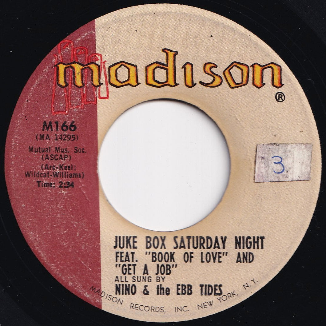 Nino & The Ebb Tides - Juke Box Saturday Night / (Someday) I'll Fall In Love (7 inch Record / Used)