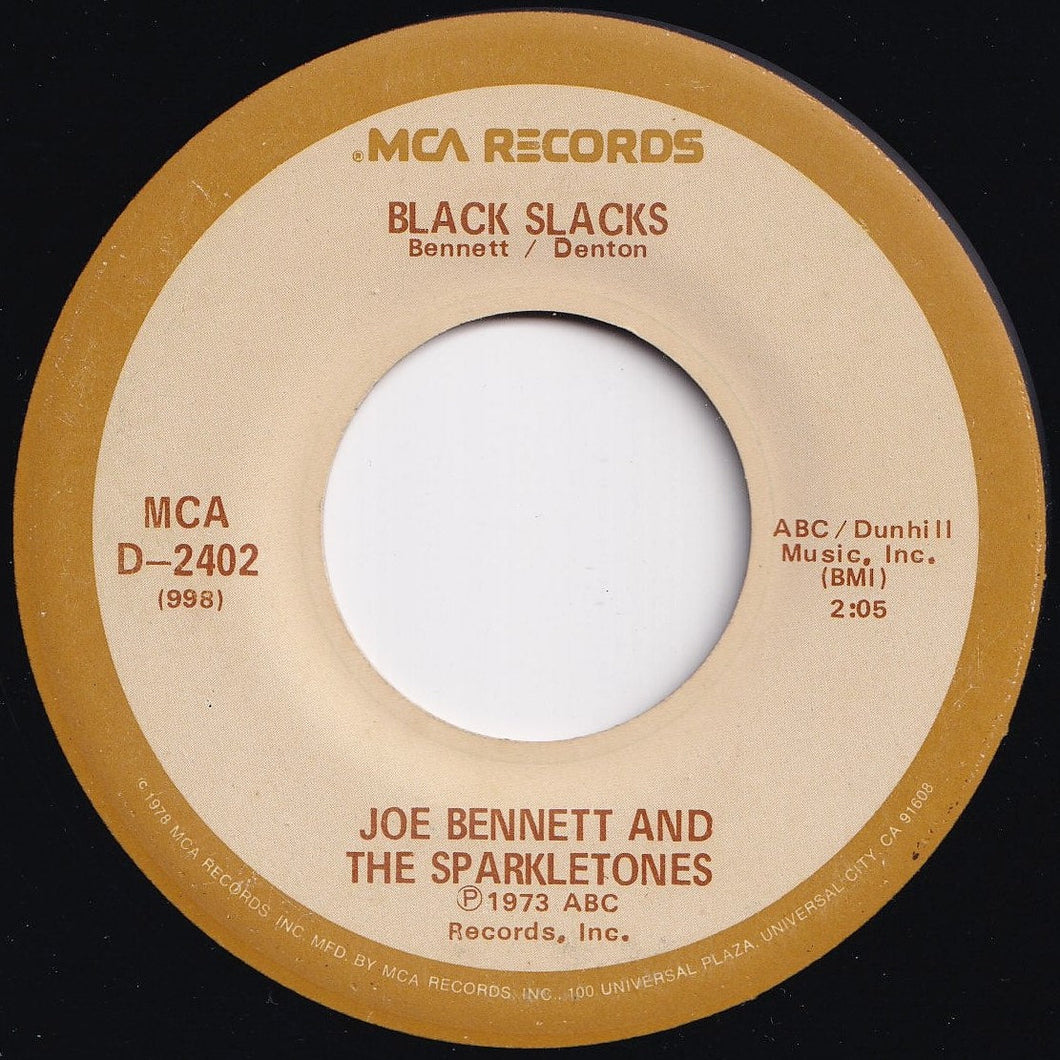 Joe Bennett And The Sparkletones / Royal Teens - Black Slacks / Short Shorts (7 inch Record / Used)