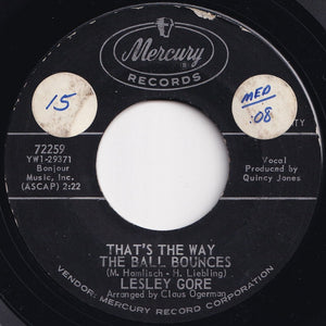 Lesley Gore - That's The Way Boys Are / That's The Way The Ball Bounces (7 inch Record / Used)