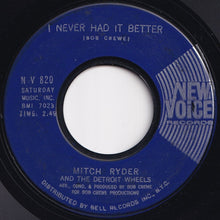 Load image into Gallery viewer, Mitch Ryder And The Detroit Wheels - Sock It To Me - Baby! / I Never Had It Better (7 inch Record / Used)
