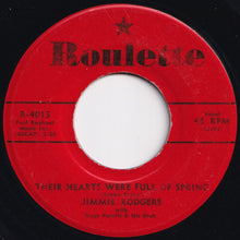 Load image into Gallery viewer, Jimmie Rodgers - Honeycomb / Their Hearts Were Full Of Spring (7 inch Record / Used)
