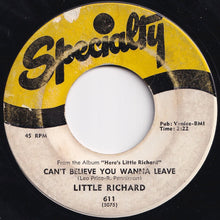 Load image into Gallery viewer, Little Richard - Keep A Knockin&#39; / Can&#39;t Believe You Wanna Leave (7 inch Record / Used)
