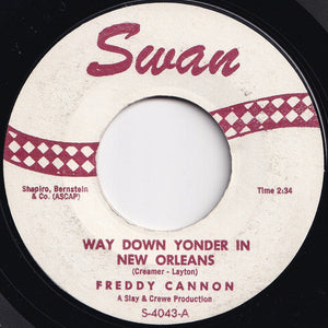 Freddy Cannon - Way Down Yonder In New Orleans / Fractured (7 inch Record / Used)