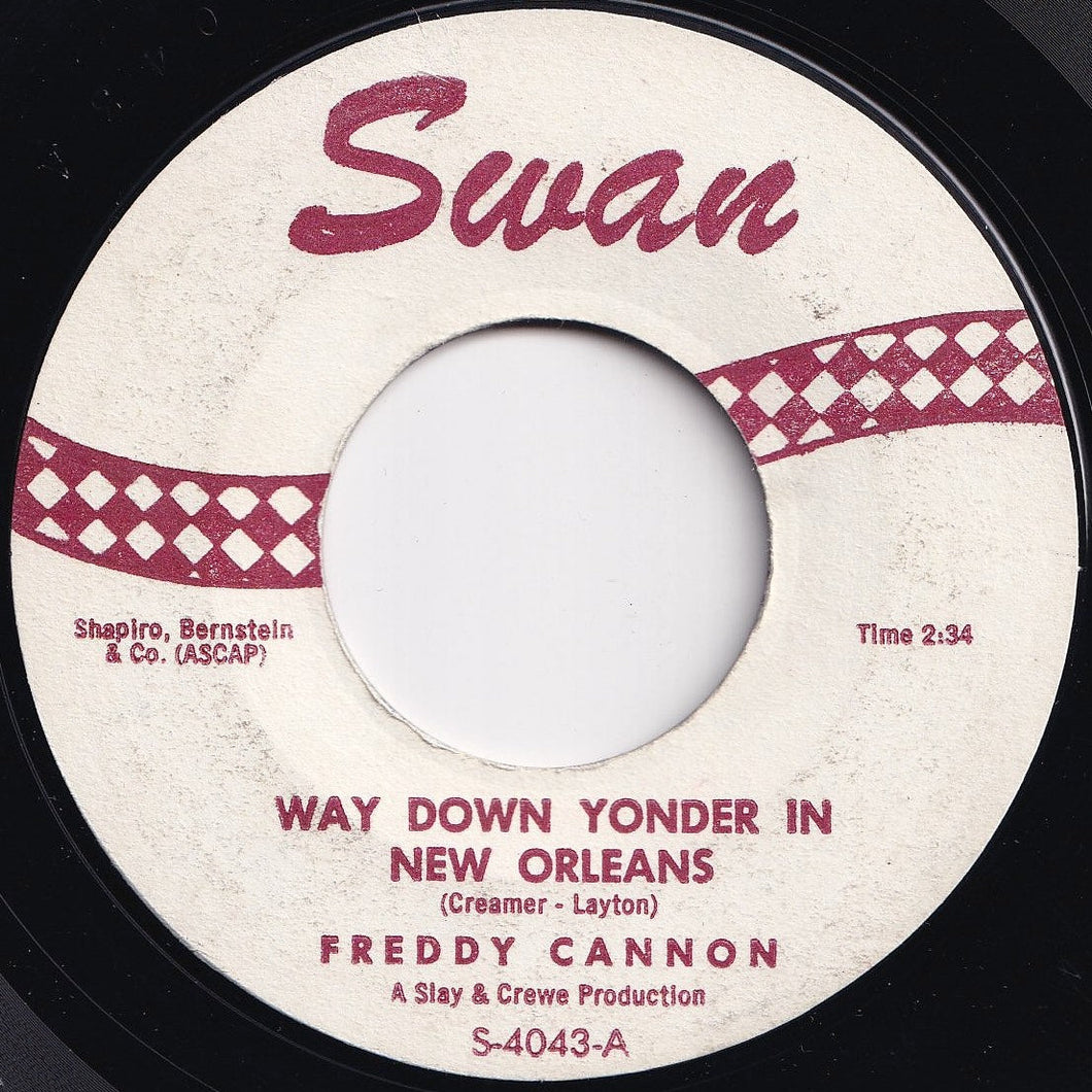 Freddy Cannon - Way Down Yonder In New Orleans / Fractured (7 inch Record / Used)