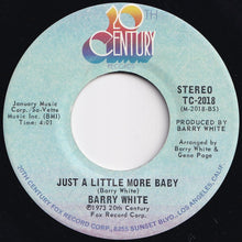 画像をギャラリービューアに読み込む, Barry White - I&#39;m Gonna Love You Just A Little More Baby / Just A Little More Baby (7 inch Record / Used)

