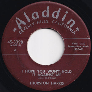 Thurston Harris, Sharps - Little Bitty Pretty One / I Hope You Won't Hold It Against Me (7 inch Record / Used)
