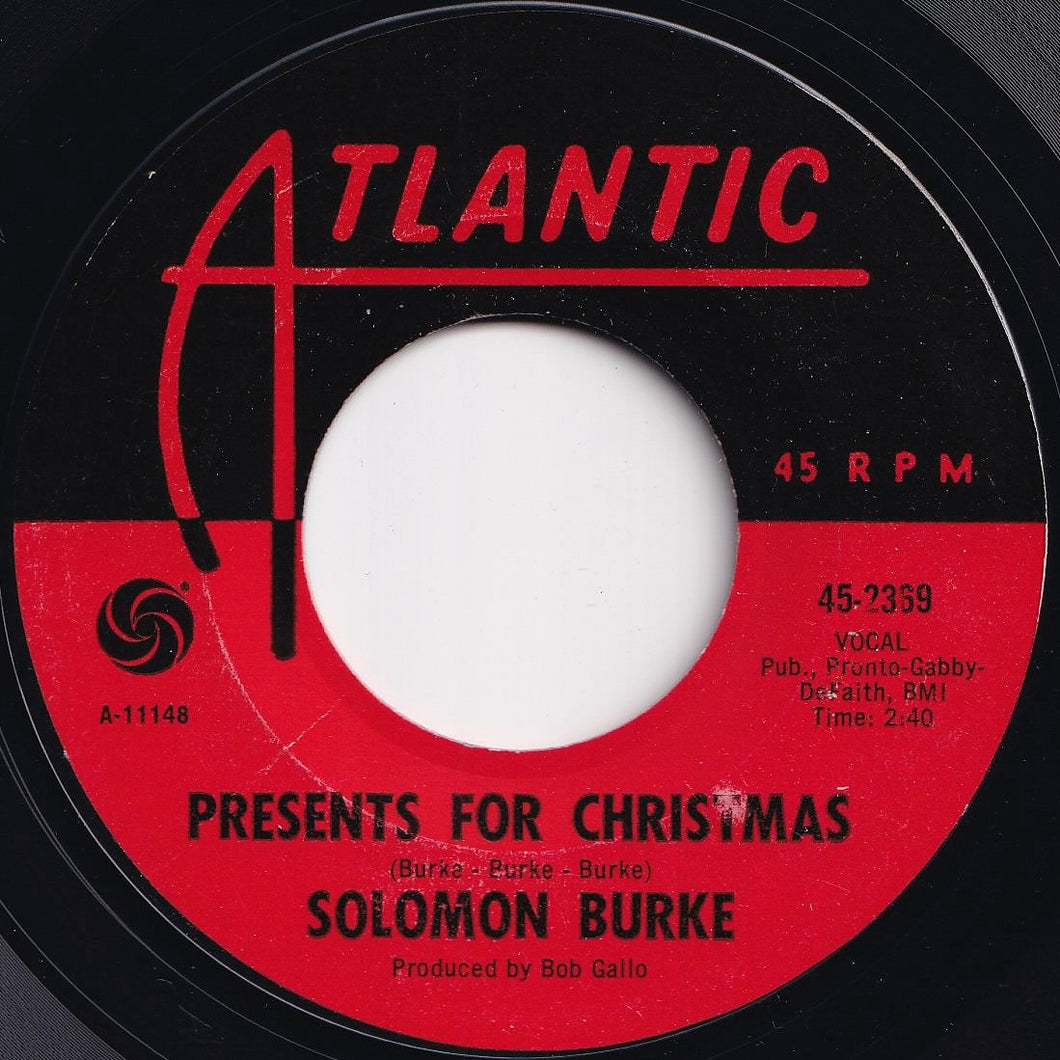 Solomon Burke - Presents For Christmas / A Tear Fell (7 inch Record / Used)