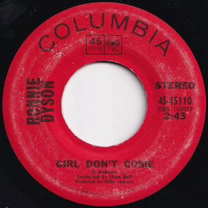 Ronnie Dyson - (If You Let Me Make Love To You Then) Why Can't I Touch You? / Girl Don't Come (7 inch Record / Used)