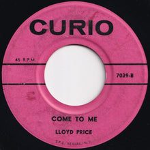 画像をギャラリービューアに読み込む, Lloyd Price - Misery / Come To Me (7 inch Record / Used)
