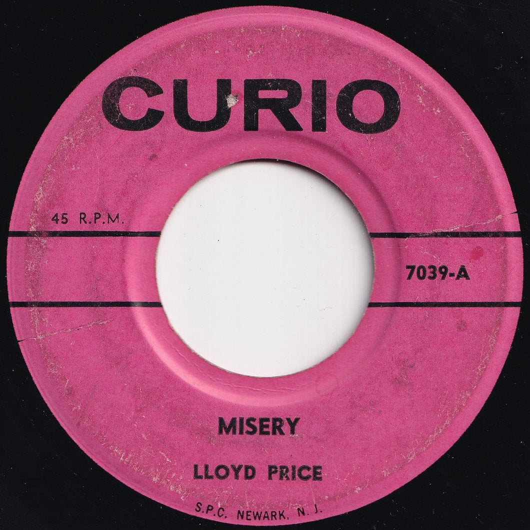 Lloyd Price - Misery / Come To Me (7 inch Record / Used)