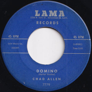 Chad Allen - Domino / Little Lonely (7 inch Record / Used)