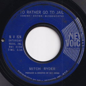 Mitch Ryder - Joy / I'd Rather Go To Jail (7 inch Record / Used)