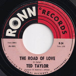 Ted Taylor - It's Too Late / The Road Of Love (7 inch Record / Used)
