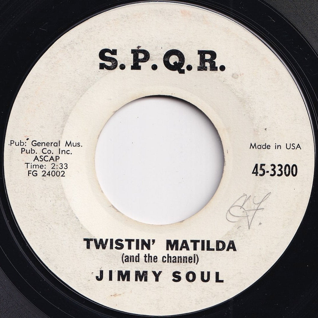 Jimmy Soul - Twistin' Matilda (And The Channel) / I Can't Hold Out Any Longer (7 inch Record / Used)