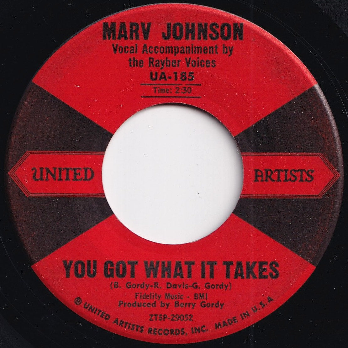 Marv Johnson - You Got What It Takes / Don't Leave Me (7 inch Record / – Solidity Records